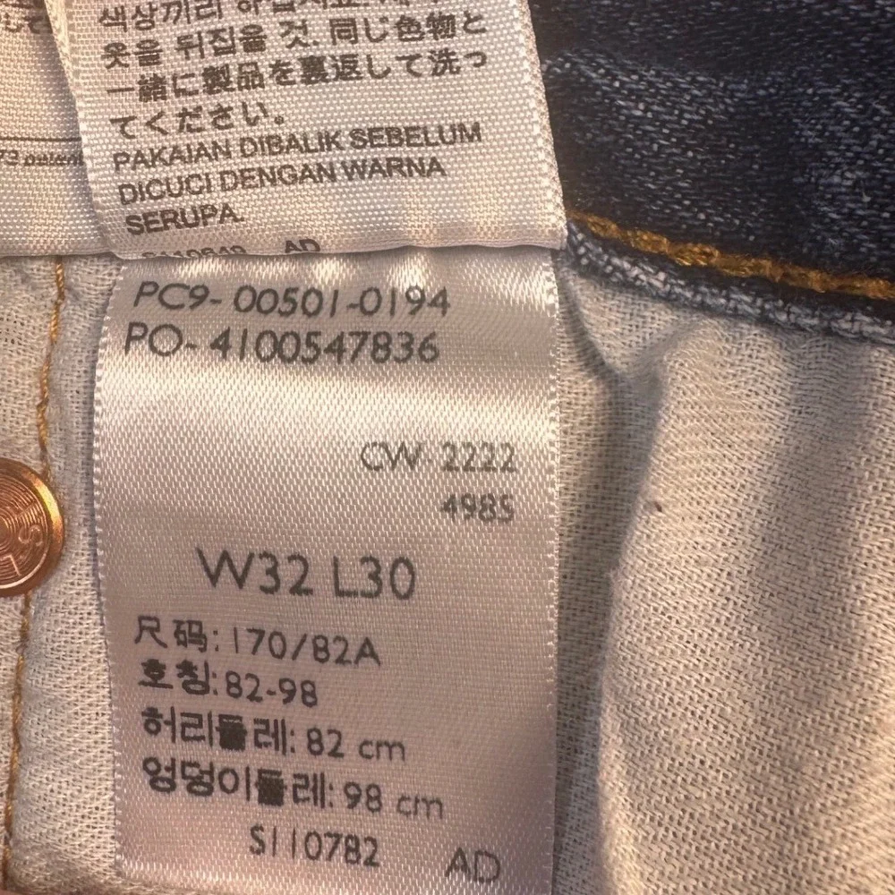 Levi's 501 Original Fit Jeans Men's 32x30 Med Wash Button Fly Straight Leg Denim